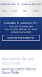 Mobile Screenshot of loscalzolaw.com